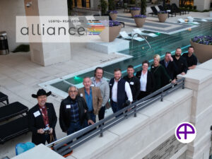 Group attending the lgbtq+ real estate alliance meeting in dallas, texas captured by accuaerialphotos™ and accueventphotos™ by accuphotography
