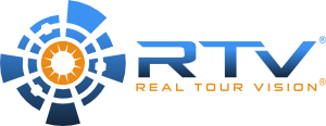 Real tour vision (rtv) logo, representing innovative virtual tour solutions for real estate professionals.