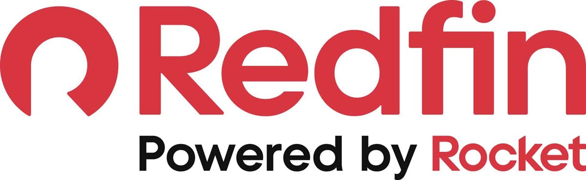 Redfin and rocket mortgage logo featured in a blog post about virtual open house services in dallas, texas.